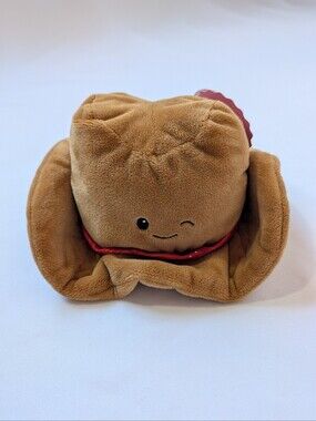 Gigglescape Cowboy Hat Plush Brown Western Stuffed Toy NWT
